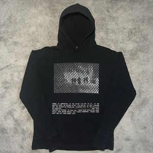 Thom Krom Hoodie Mens XL Black Avant-Garde German Streetwear Thumbholes